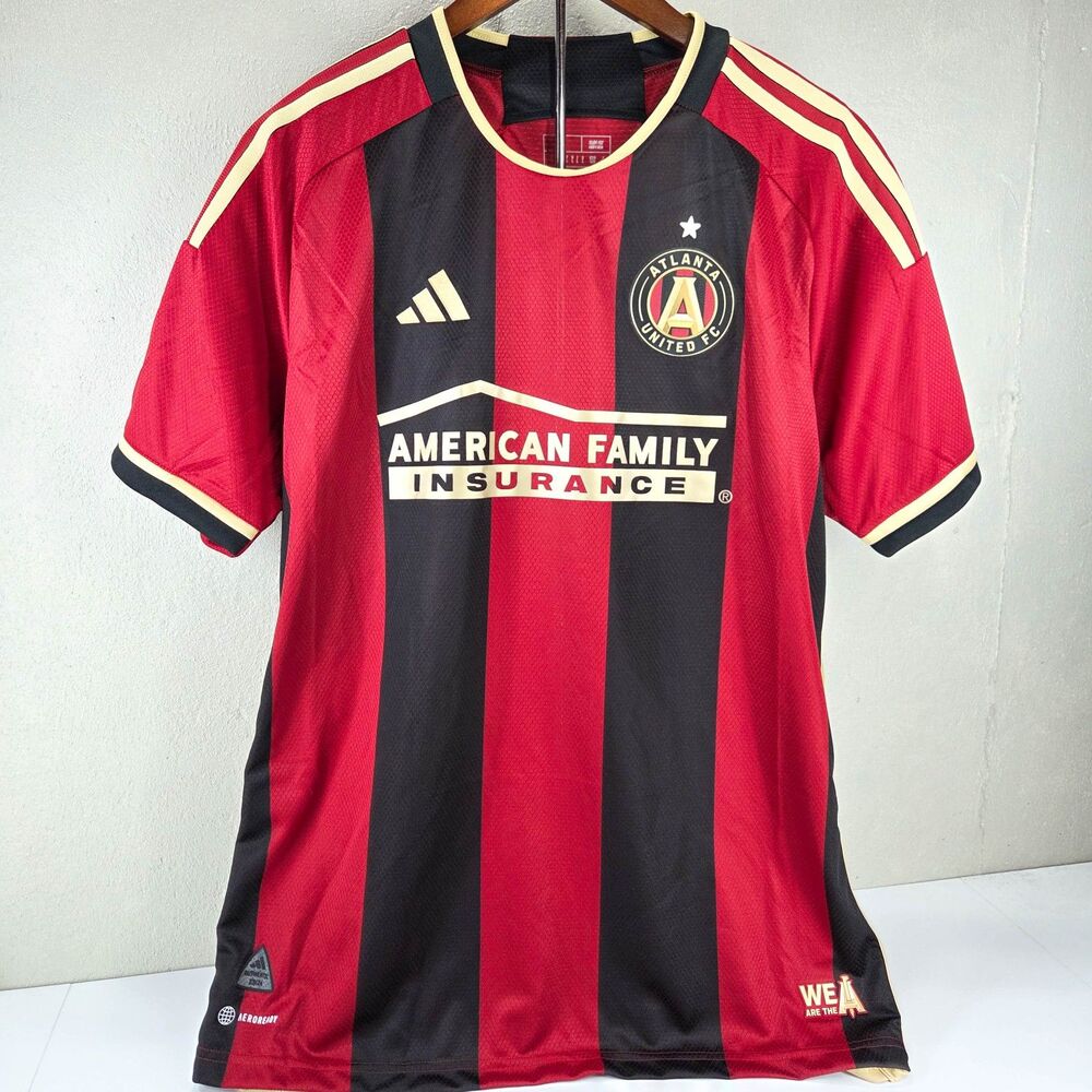 Adidas Atlanta United FC 23/24 Home Authentic Soccer Jersey IC3001 Sz L